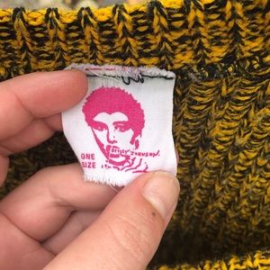 Vintage 80s Betsey Johnson Punk Label Sweater